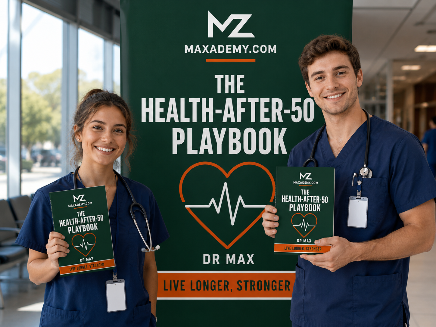 Attendees with the Health-After-50 Playbook